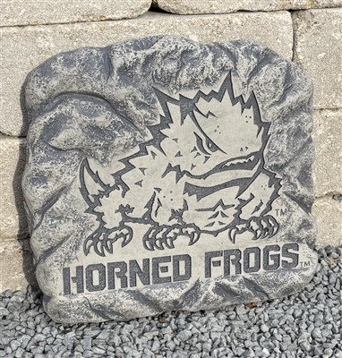 TCU Horned Frog Logo Stepping Stone