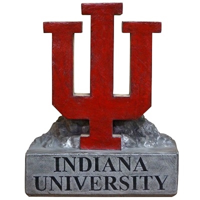 IU Trident statue